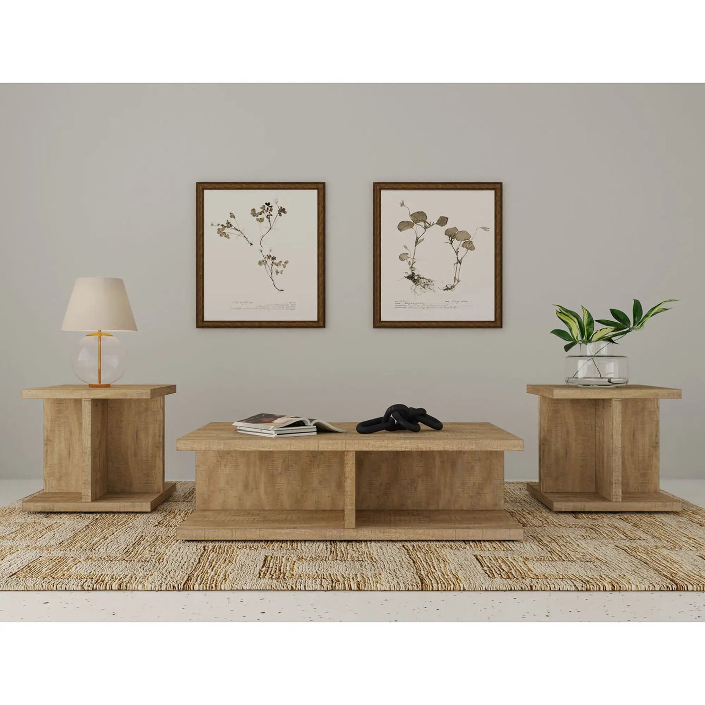 Metron - Coffee And End Table Set by HouseOfZazla
