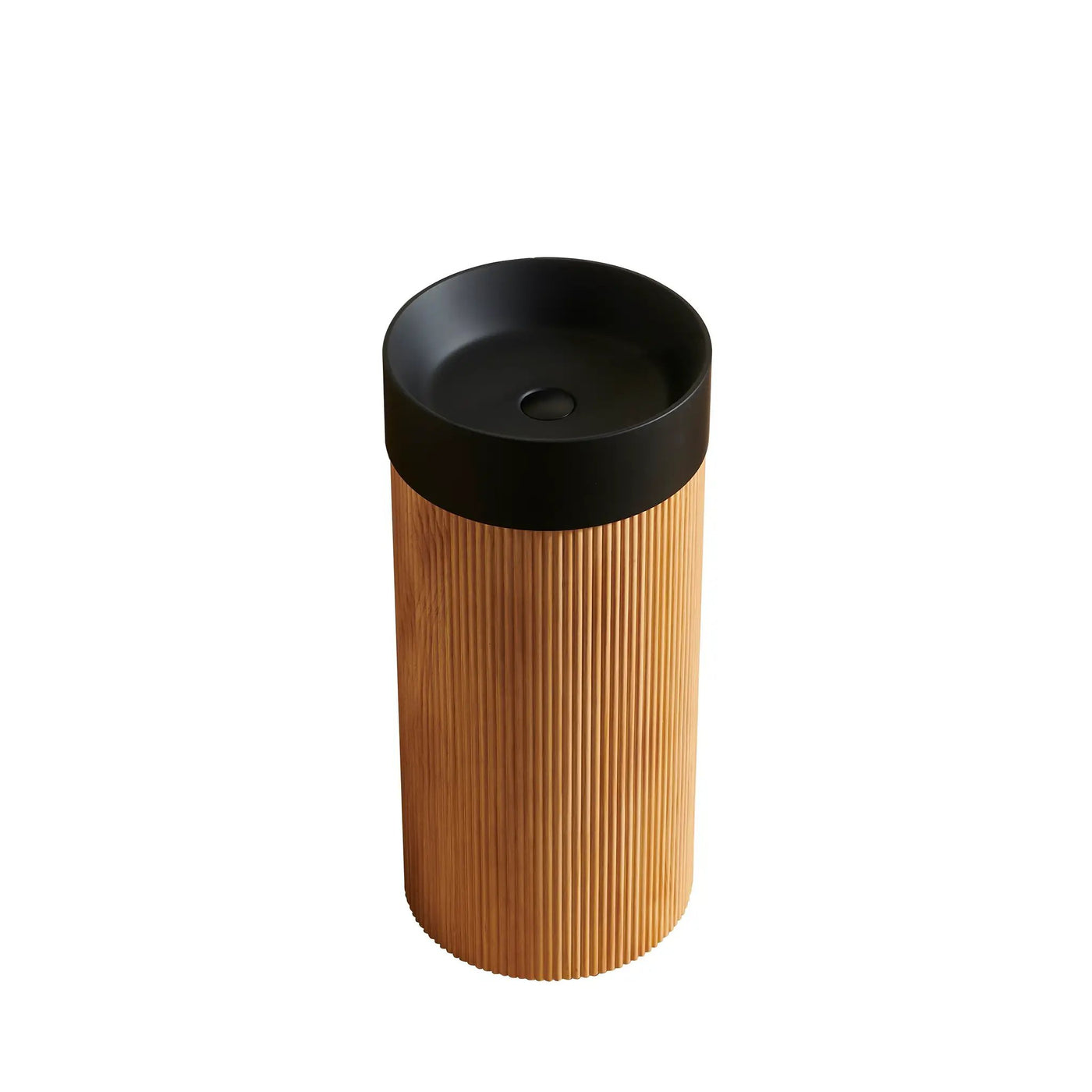 JINBO 16" Freestanding Cylindrical Bathroom Vanity Cabinet by HouseOfZazla