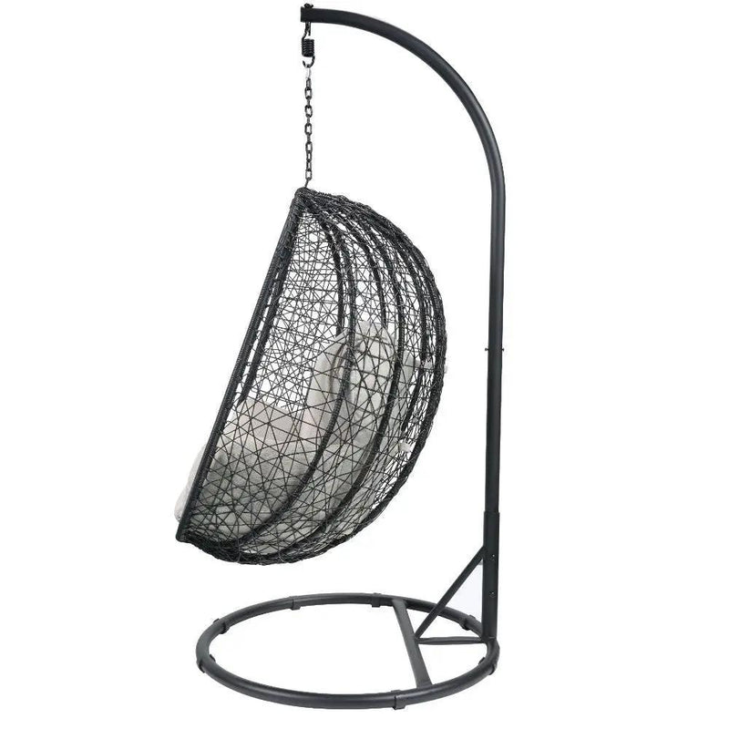 Simona - Patio Swing Chair with Stand by Unique Piece Furniture