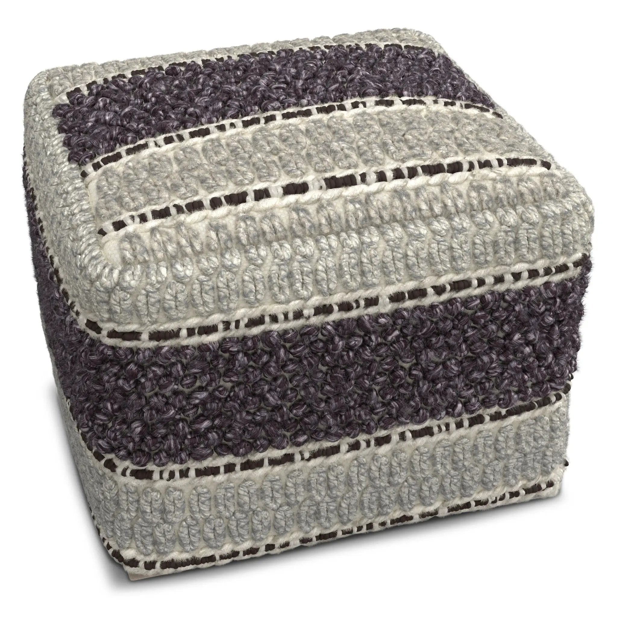 Grady - Handcrafted Square Pouf by Unique Piece Furniture