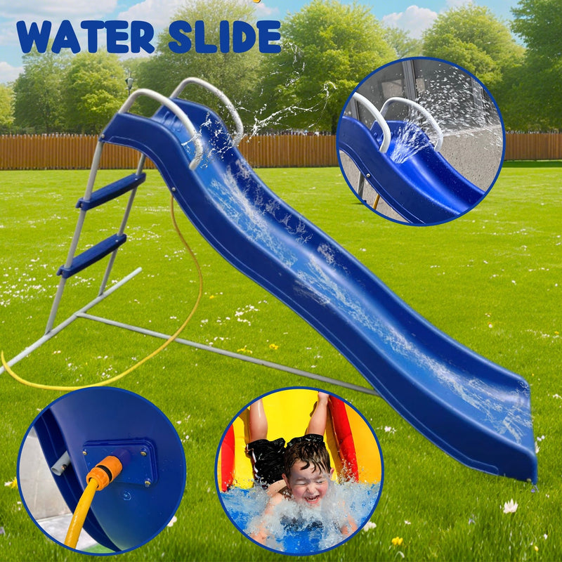 Xsl002 - Slide Indoor Freestanding Playground Equipment - Blue by HouseOfZazla