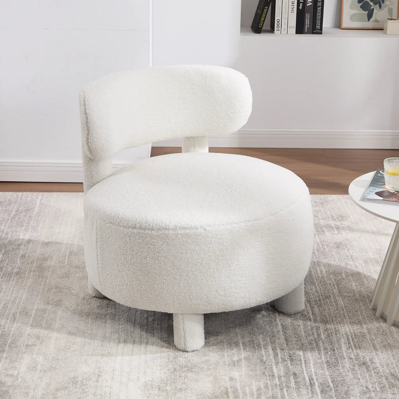 Teddy Fabric Armless Accent Chair by HouseOfZazla