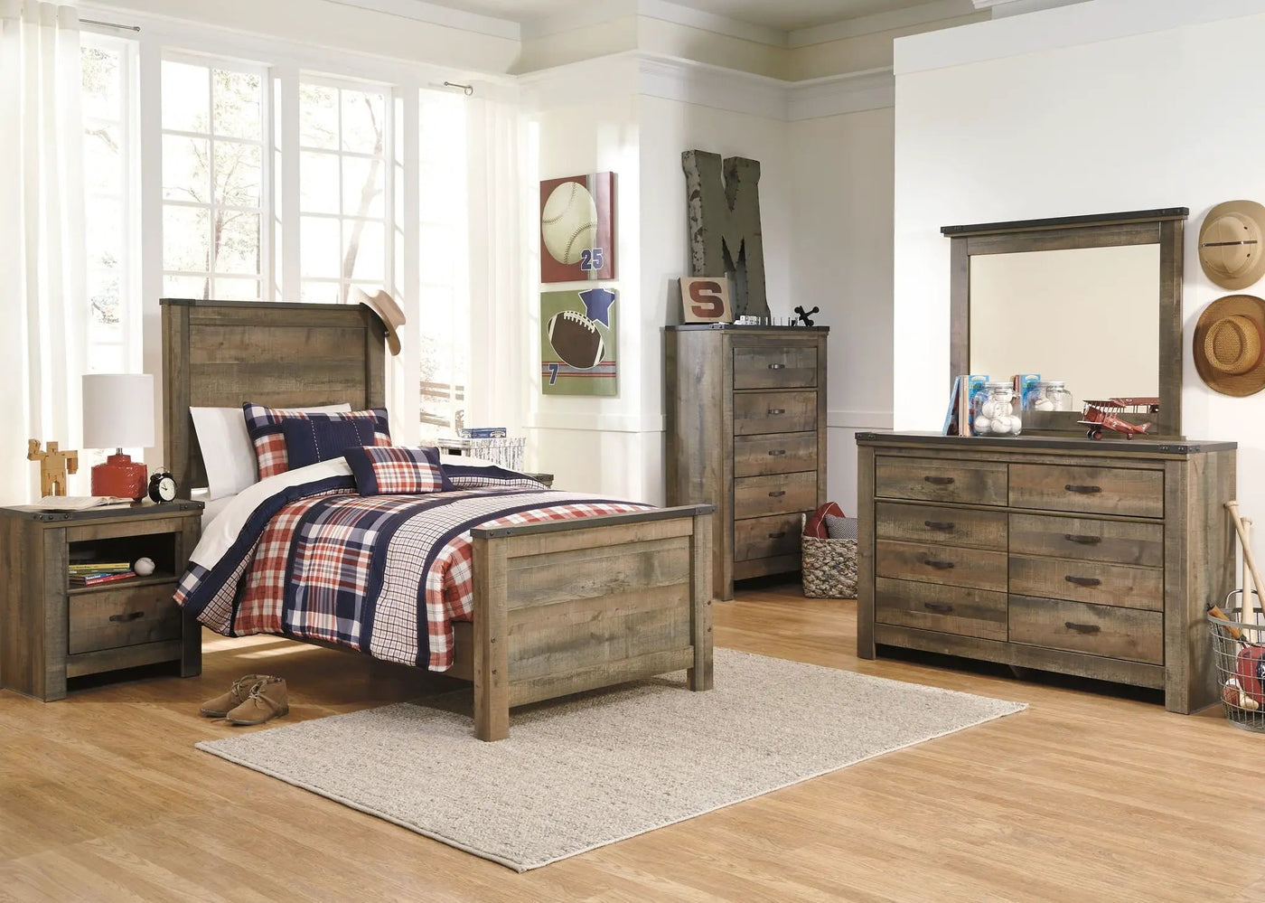 Trinell - Youth Panel Headboard by Unique Piece Furniture
