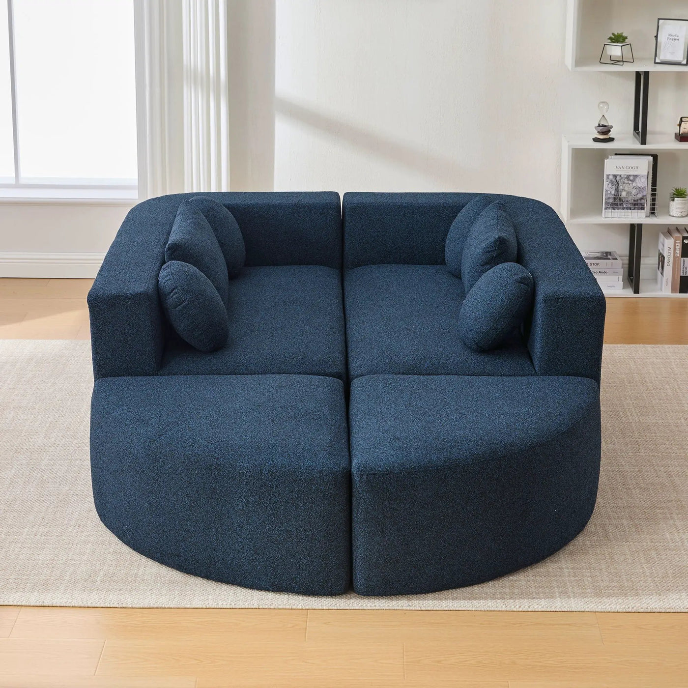Boneless - Couch Modular Sectional Sofa With Deep Seating And Curved Design by Unique Piece Furniture