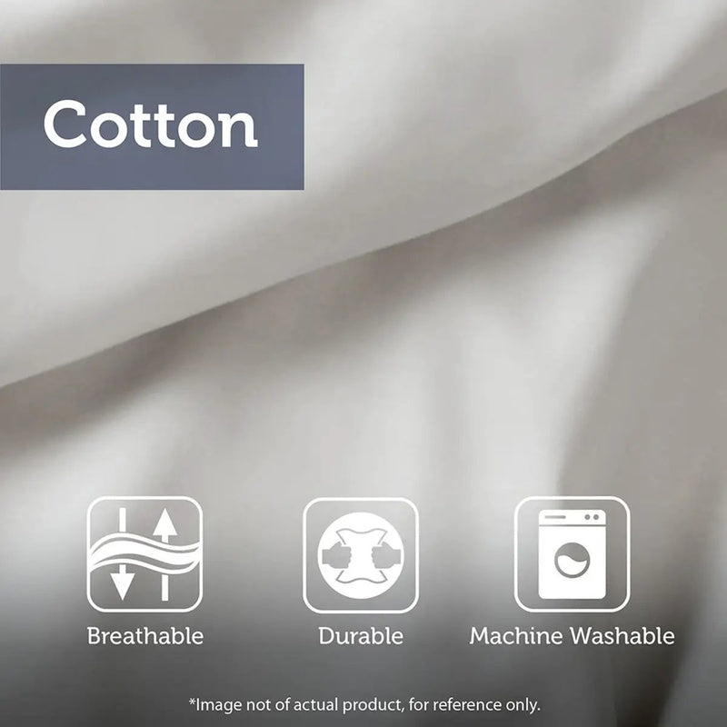 Cotton Comforter Mini Set Taupe King by HouseOfZazla