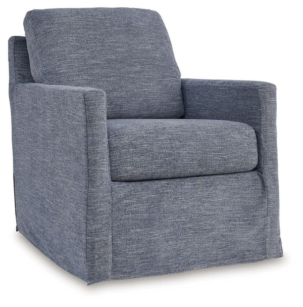 Nenana Next-Gen Nuvella - Swivel Glider Accent Chair, photo 2 of 12
