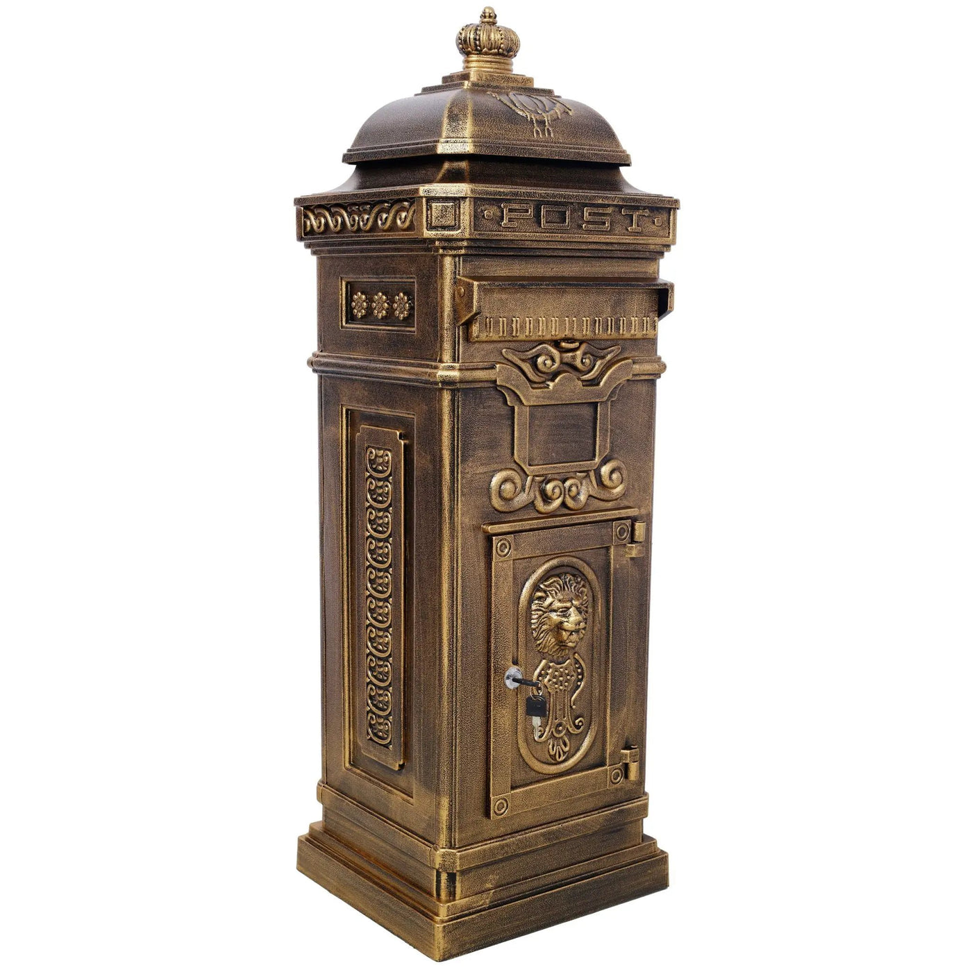 Mailboxs Residential Large-Capacity Letter Box, Rainproof Postbox Statue by HouseOfZazla