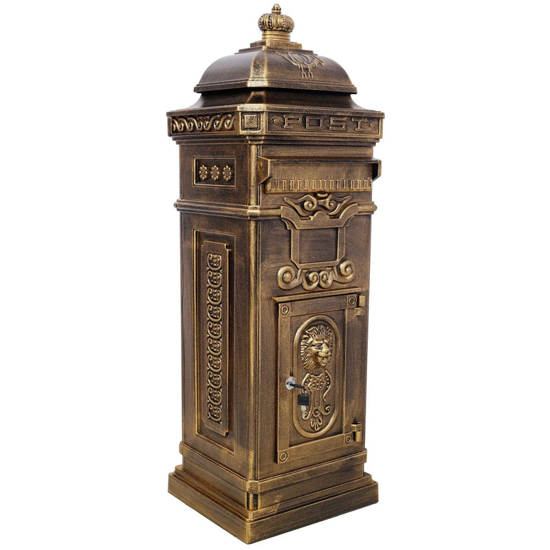 Mailboxs Residential Large-Capacity Letter Box, Rainproof Postbox Statue by HouseOfZazla