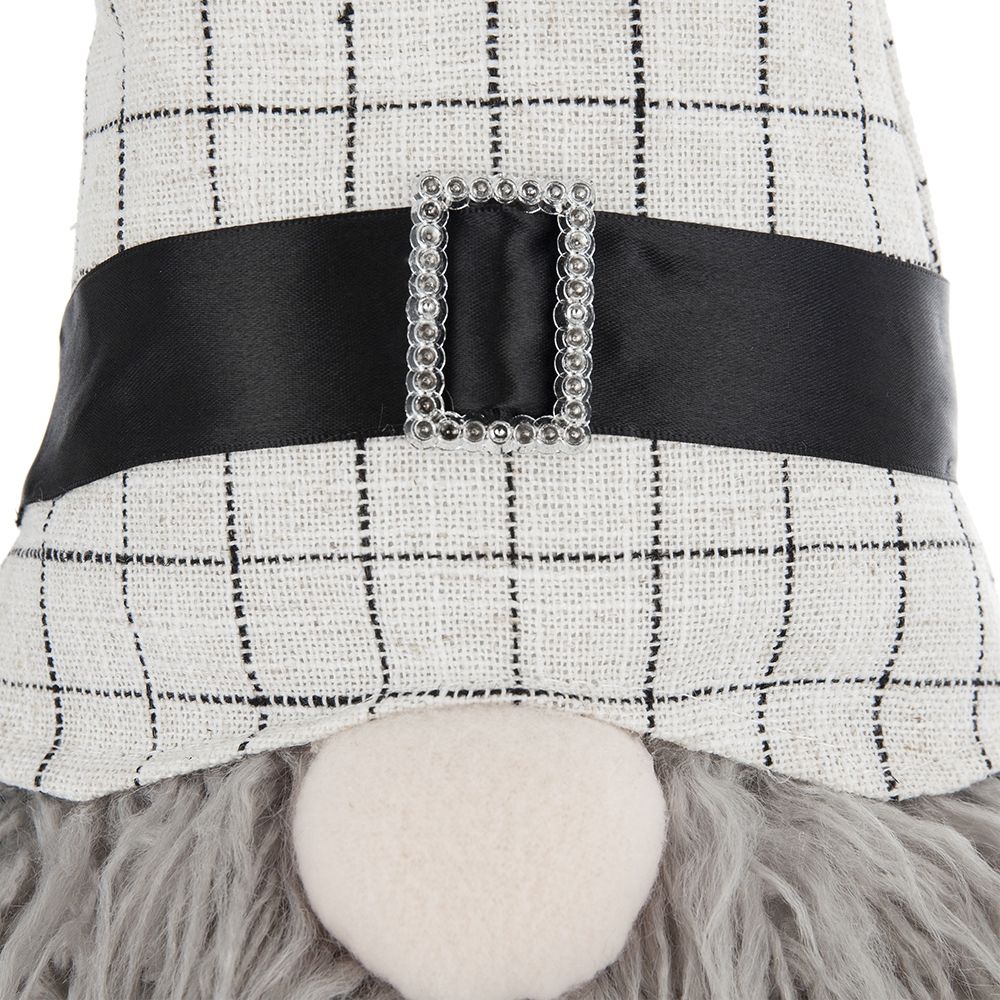 Black Sitting Gnome With Spider Hat – Halloween Decor Set of 2, photo 14 of 15