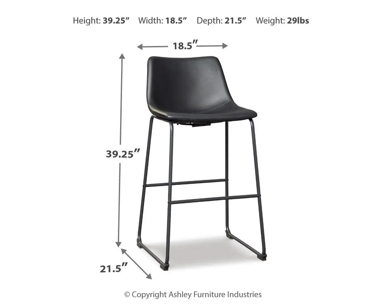 Centiar - Upholstered Barstool (Set of 2) by Unique Piece Furniture