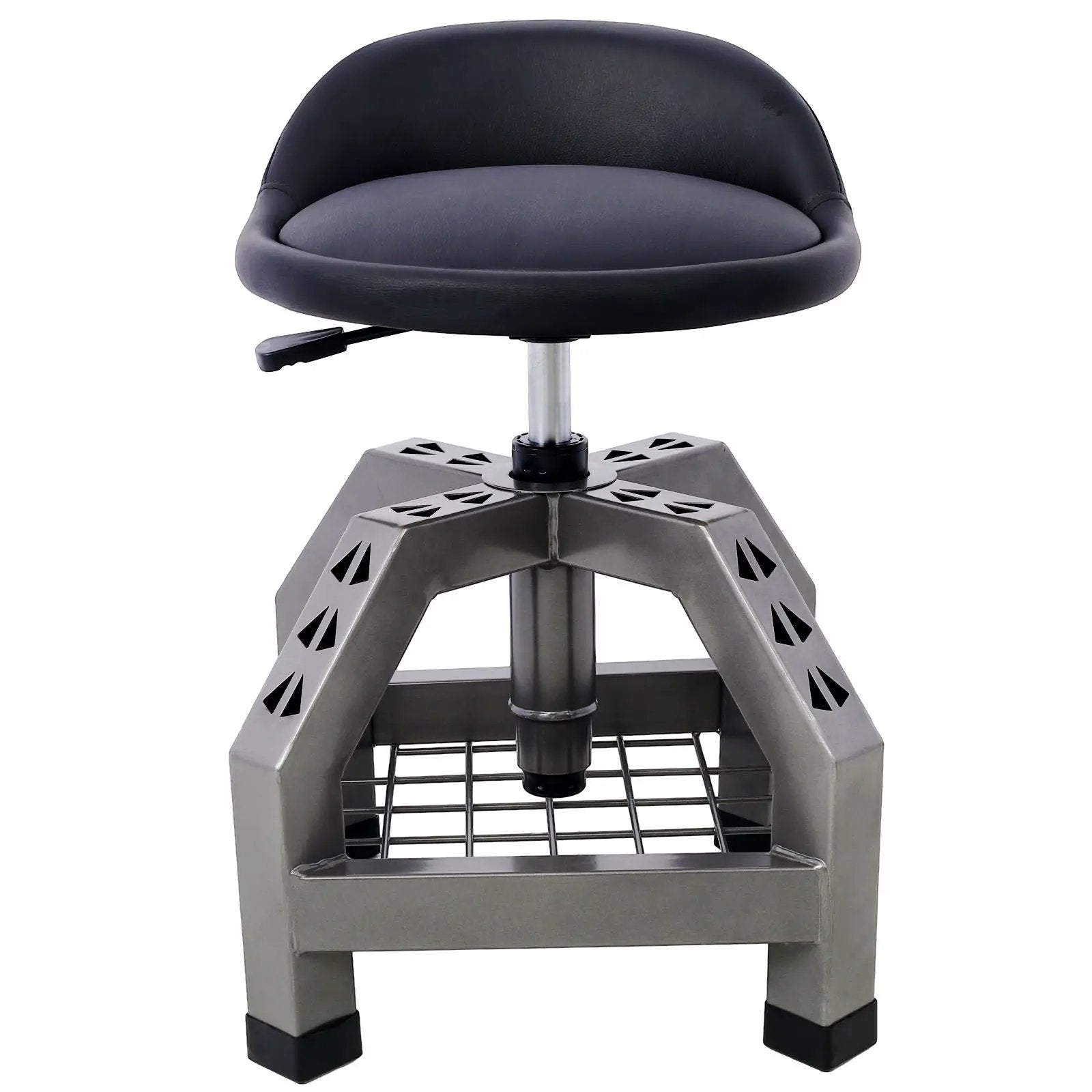 Pneumatic 360 Degree Swivel Stool, Mechanics Rolling Creeper Seat, Heavy Duty Rolling Mechanics Stool, Shop Stool With Casters by HouseOfZazla