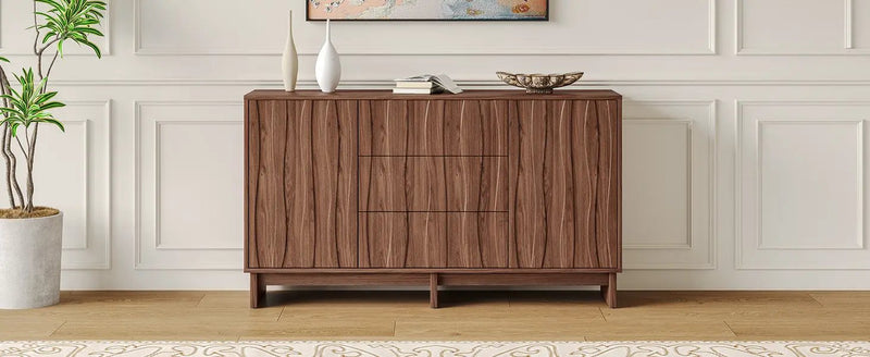 59.1" Buffet Sideboard with 2 Doors and 3 Drawers by HouseOfZazla