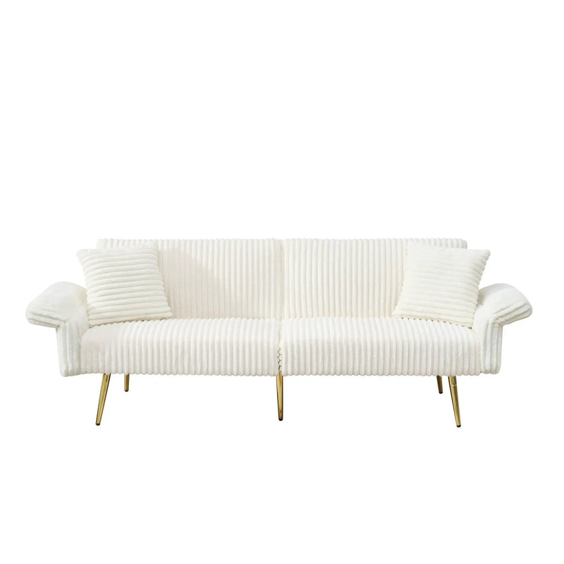 Luxury Foldable Double Sofa Bed With Folding Armrests by Unique Piece Furniture