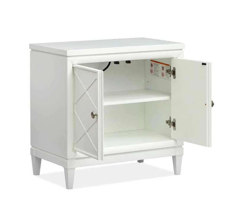 Springhouse - Door Nightstand - Whisper White by Unique Piece Furniture