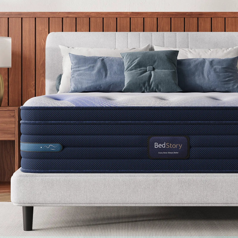 Bedstory Spine Align 12" Full Firm Pressure Relieving Cooling Hybrid Mattress by HouseOfZazla