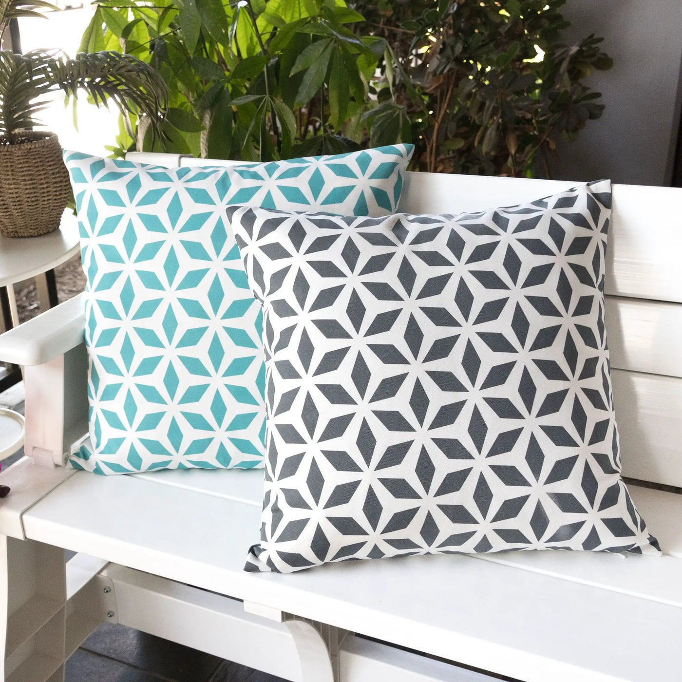 Crystal Burst - Outdoor & Indoor Pillow by HouseOfZazla