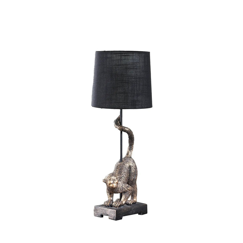24" Wildlife Old World Antique Bronze Capuchin Monkey Table Lamp by HouseOfZazla