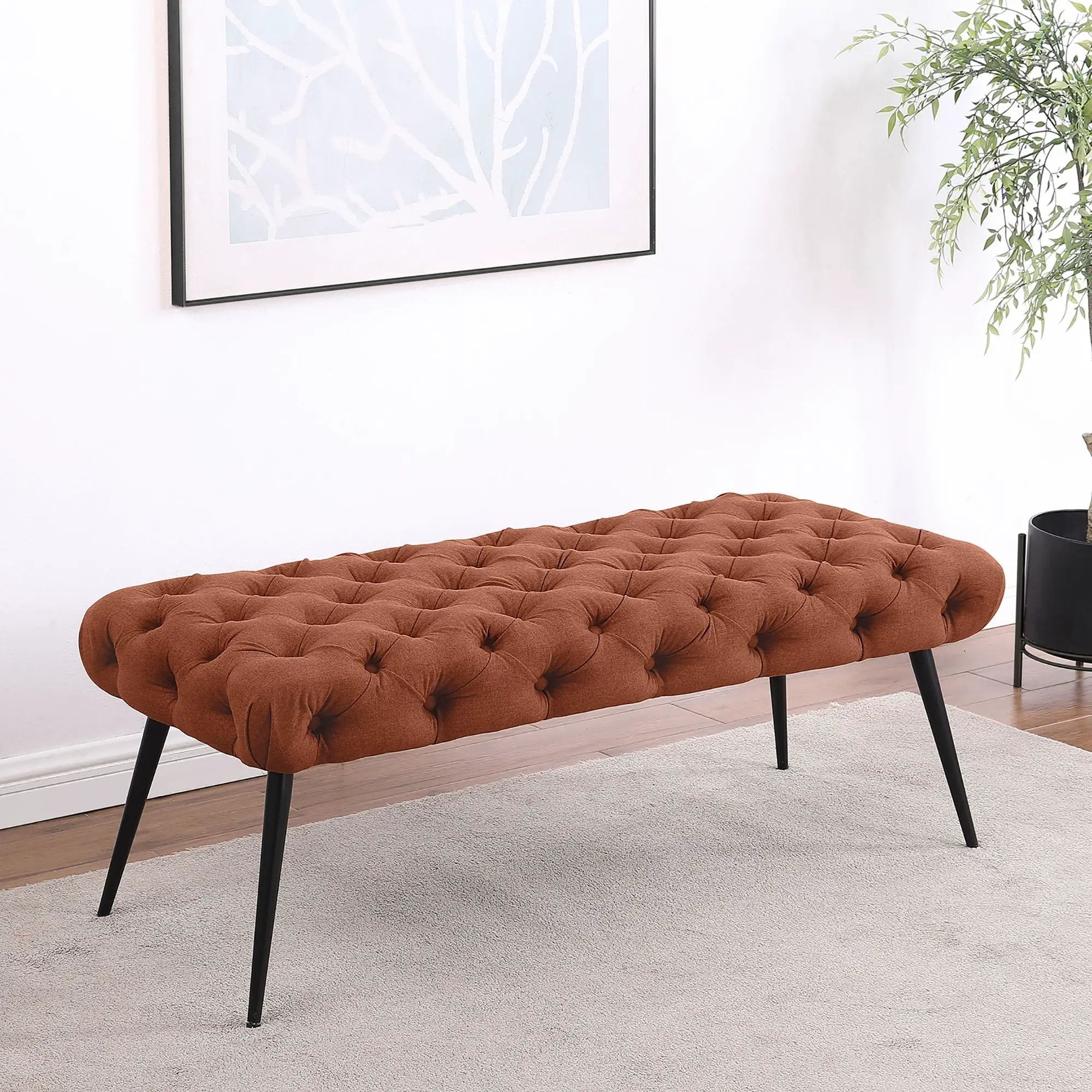 Galiano - Tufted Bench by HouseOfZazla