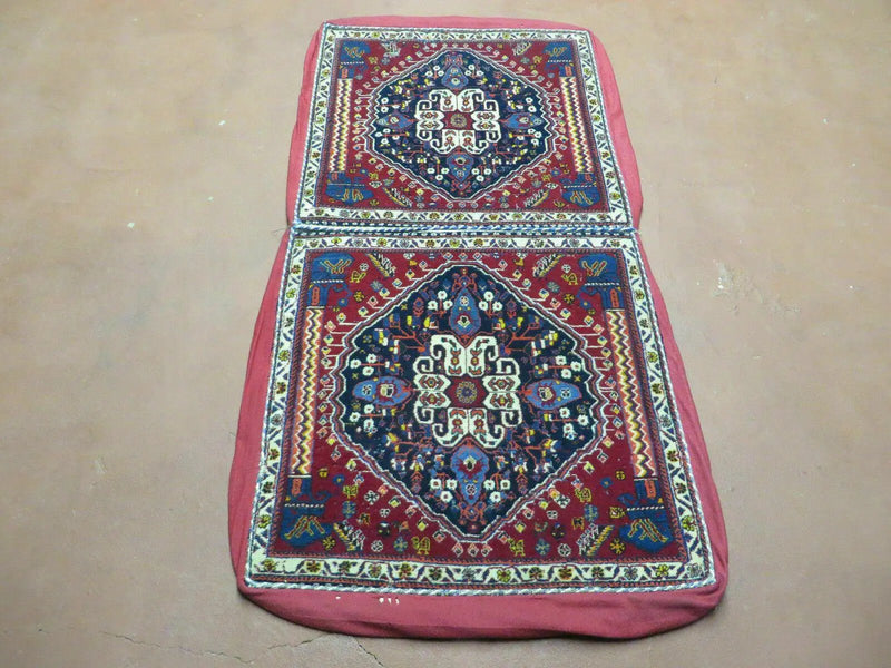 2'X 4' Antique Handmade Turkish Floral Oriental Wool Rug Pillow Case Cushion by Jewel Rugs