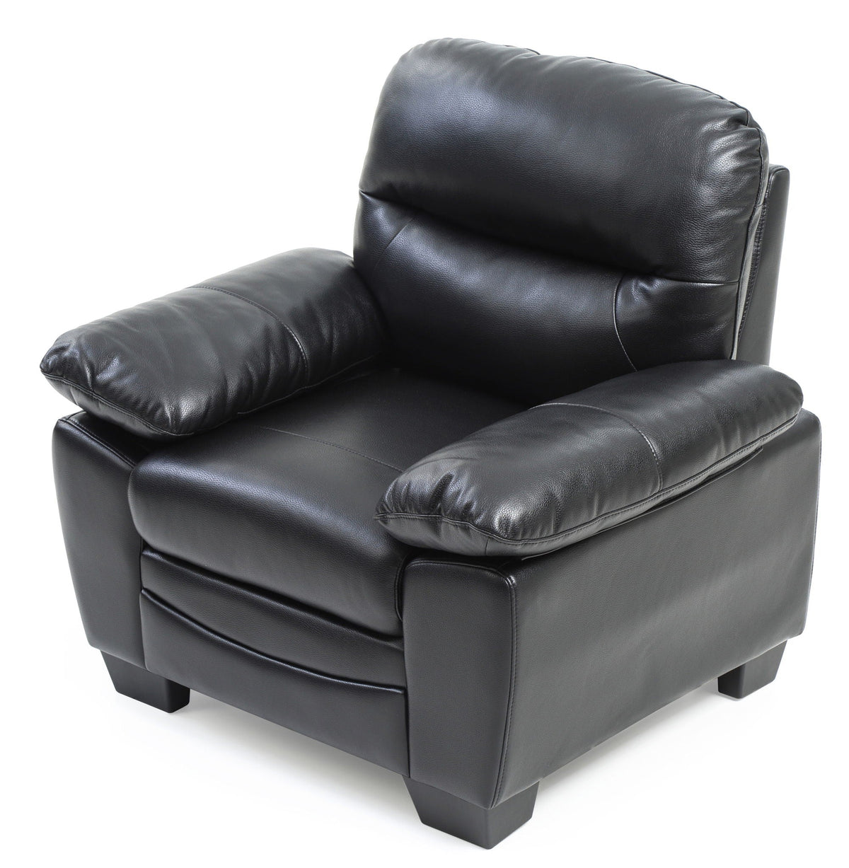 Marta Arm Chair with Sturdy Construction - Dark Brown, White, or Black, photo 9 of 17