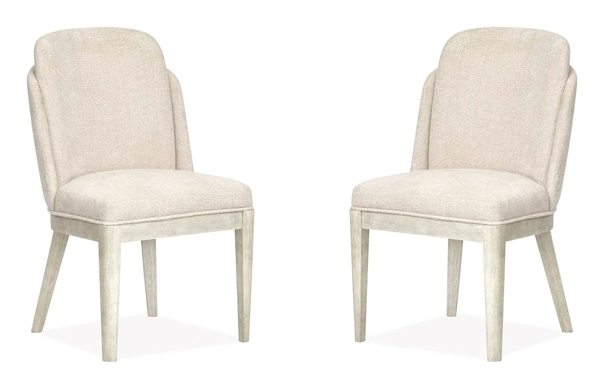 Lorelei - Upholstered Host Chair (Set of 2) - Misty Cloud by Unique Piece Furniture