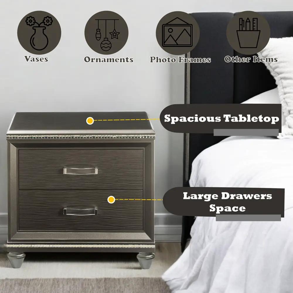 Sadie - Nightstand by Unique Piece Furniture