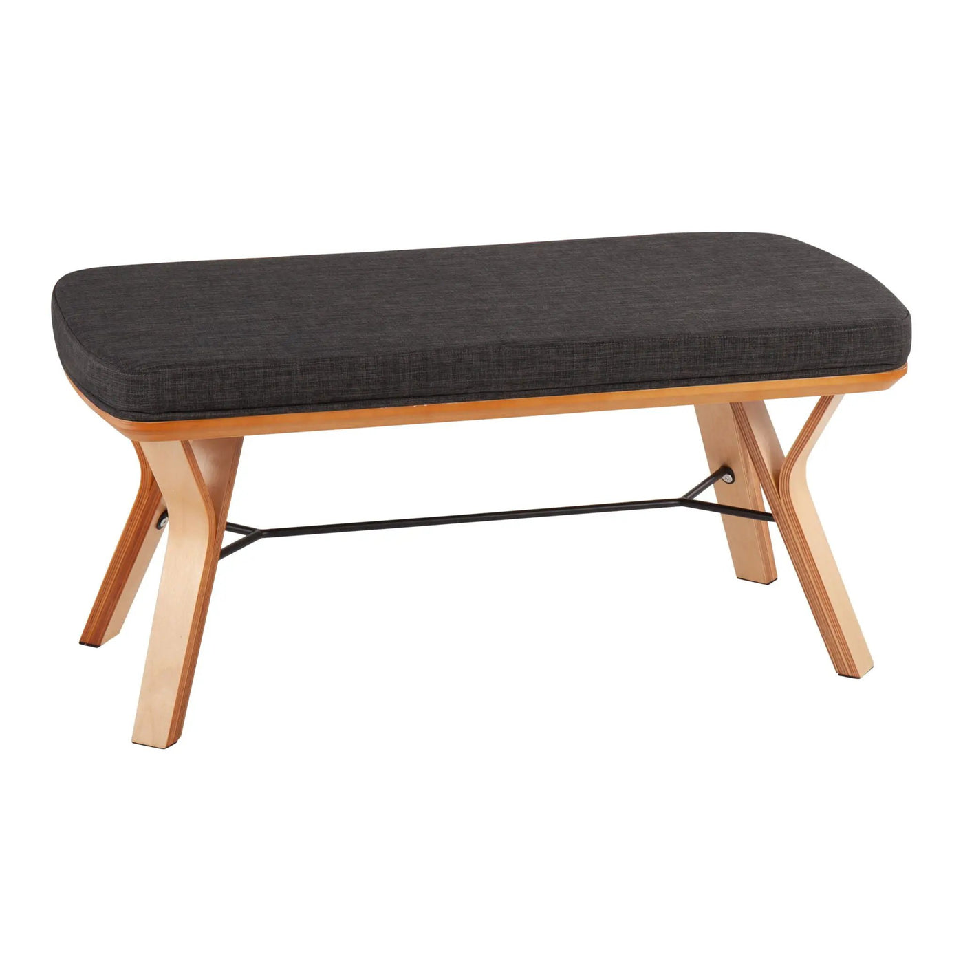 Folia - Mid Century / Modern Bench by HouseOfZazla