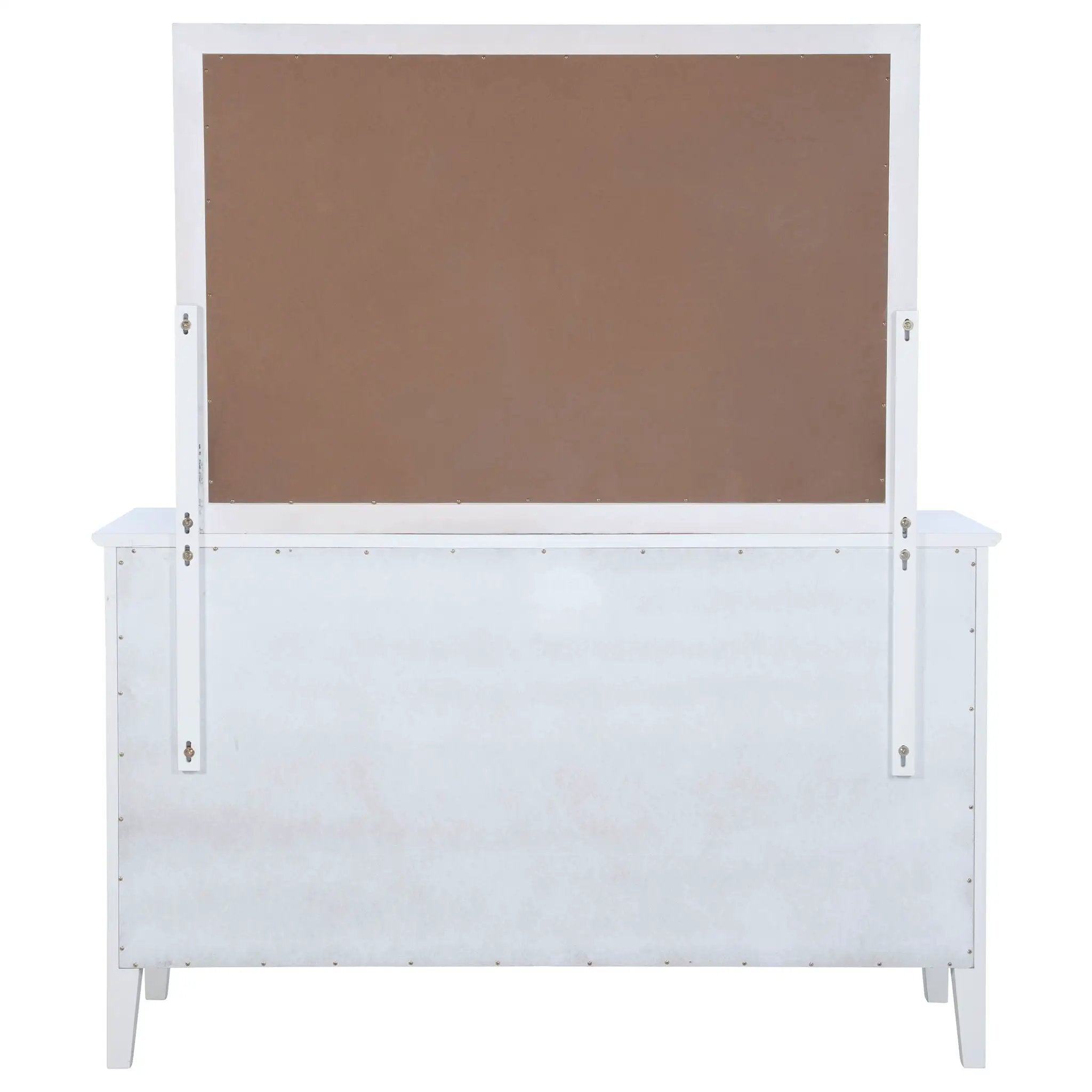 Bexhill 10-drawer Dresser and Mirror White by Unique Piece Furniture