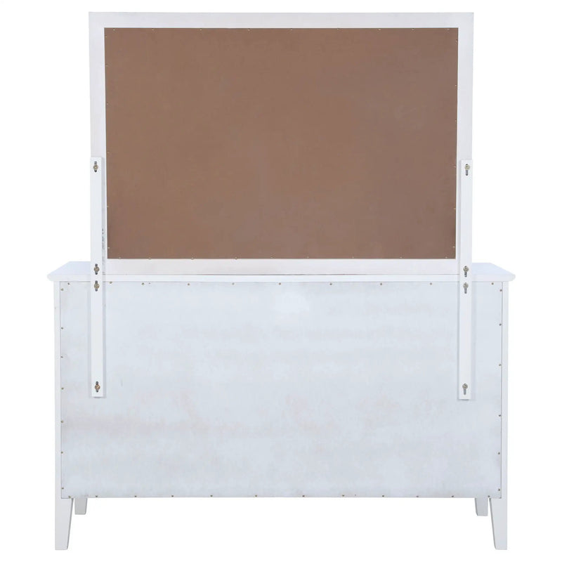 Bexhill 10-drawer Dresser and Mirror White by Unique Piece Furniture