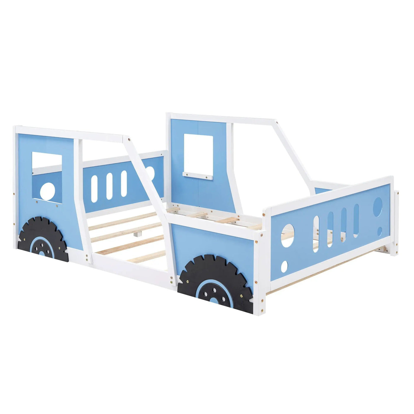 Classic Car Shaped Platform Bed With Wheels by HouseOfZazla