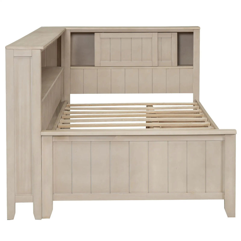 Daybed With Storage Shelves And 3 Drawers by Unique Piece Furniture