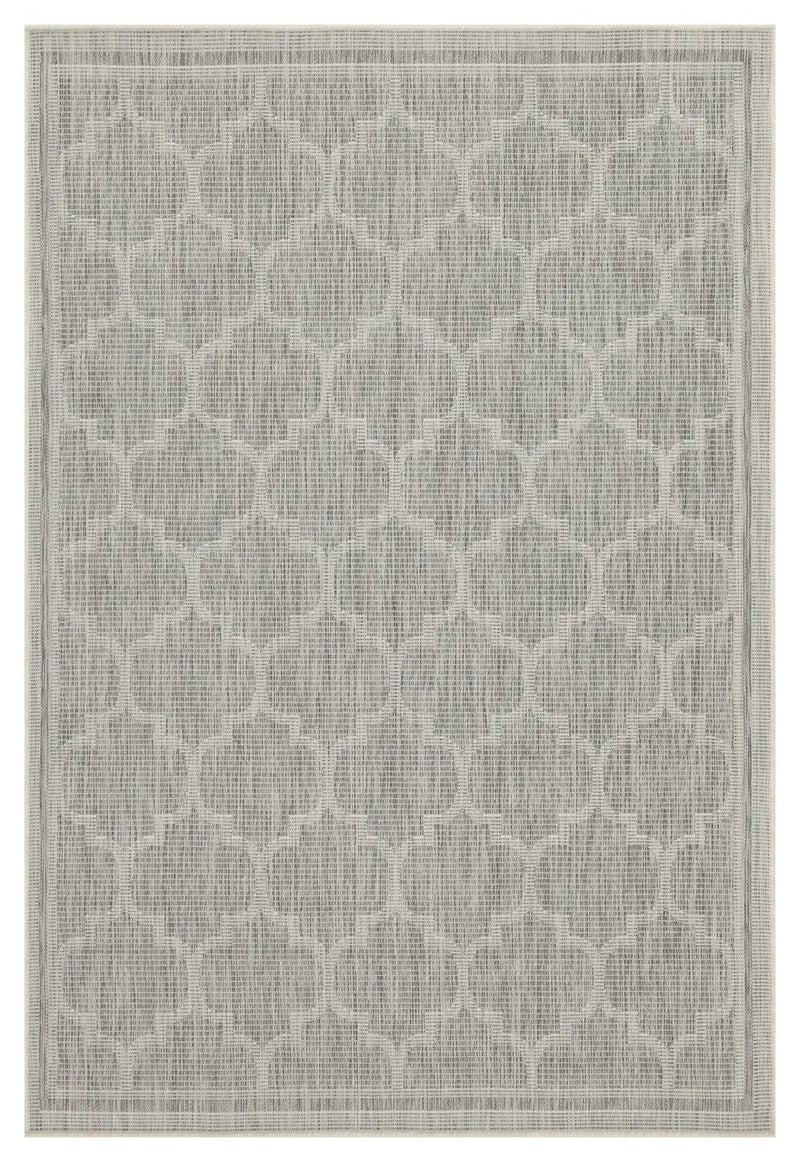 Sunshine - 5'3" X 7'3" Indoor & Outdoor Area Rug - Silver by Unique Piece Furniture