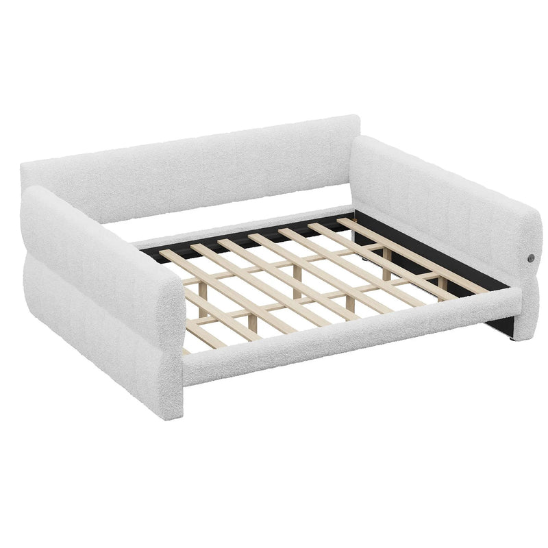 Upholstered Platform Bed With USB Charging by Unique Piece Furniture