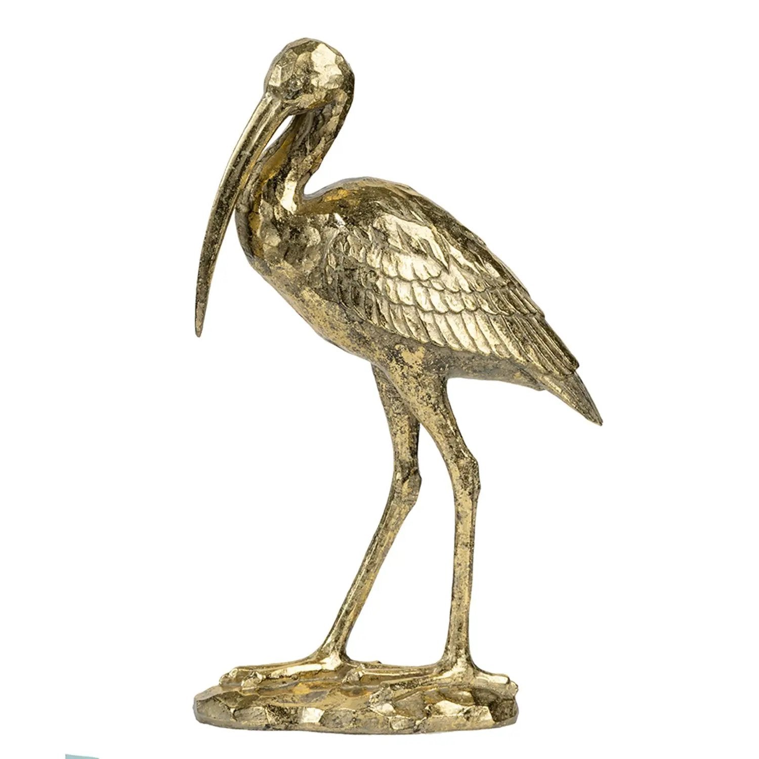 10x15.9x3.7" Standing Crane Figurine by HouseOfZazla