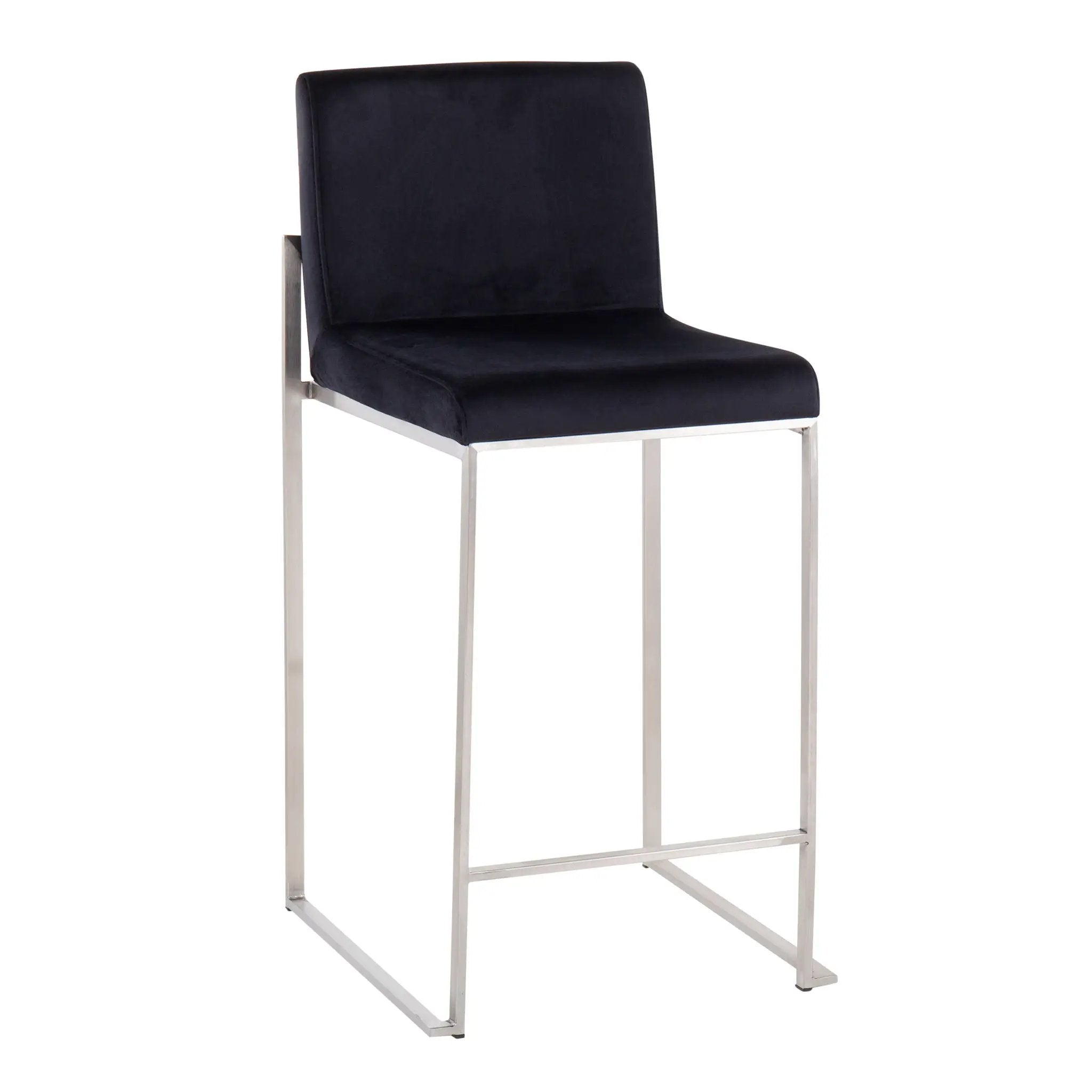 Fuji - Contemporary High Back Counter Stool, Functional Design by HouseOfZazla