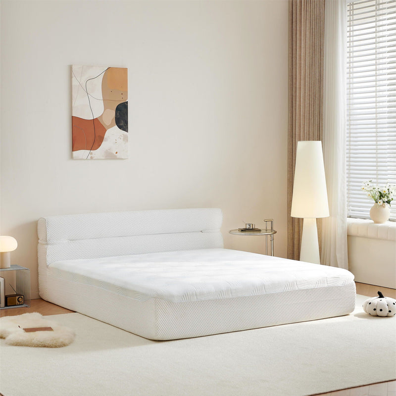 Mattress & Bed Frame With Cool, Pressure Relief, Motion Isolation by HouseOfZazla