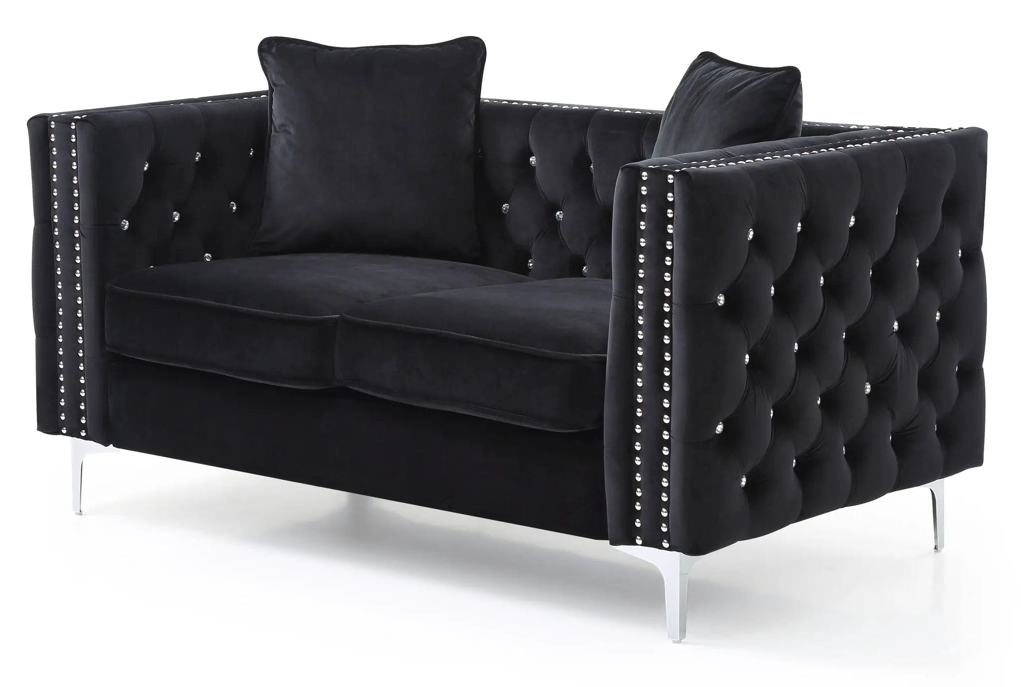 Elegant Track Arm Loveseat by Unique Piece Furniture