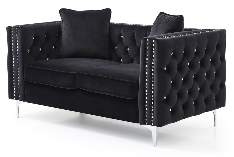 Elegant Track Arm Loveseat by HouseOfZazla