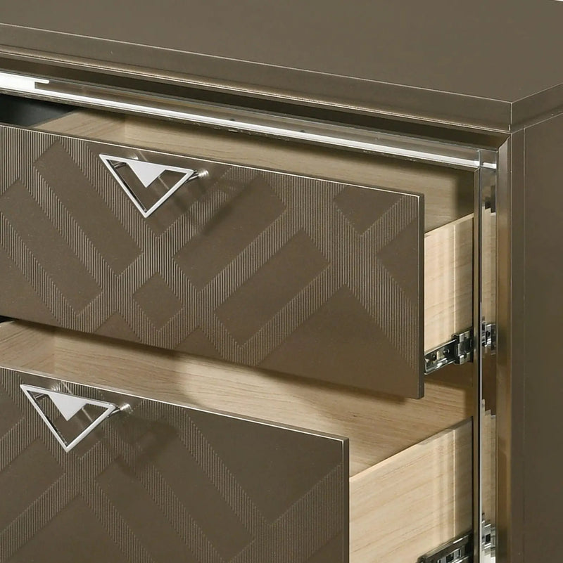 Skylar - Nightstand - Champagne by HouseOfZazla