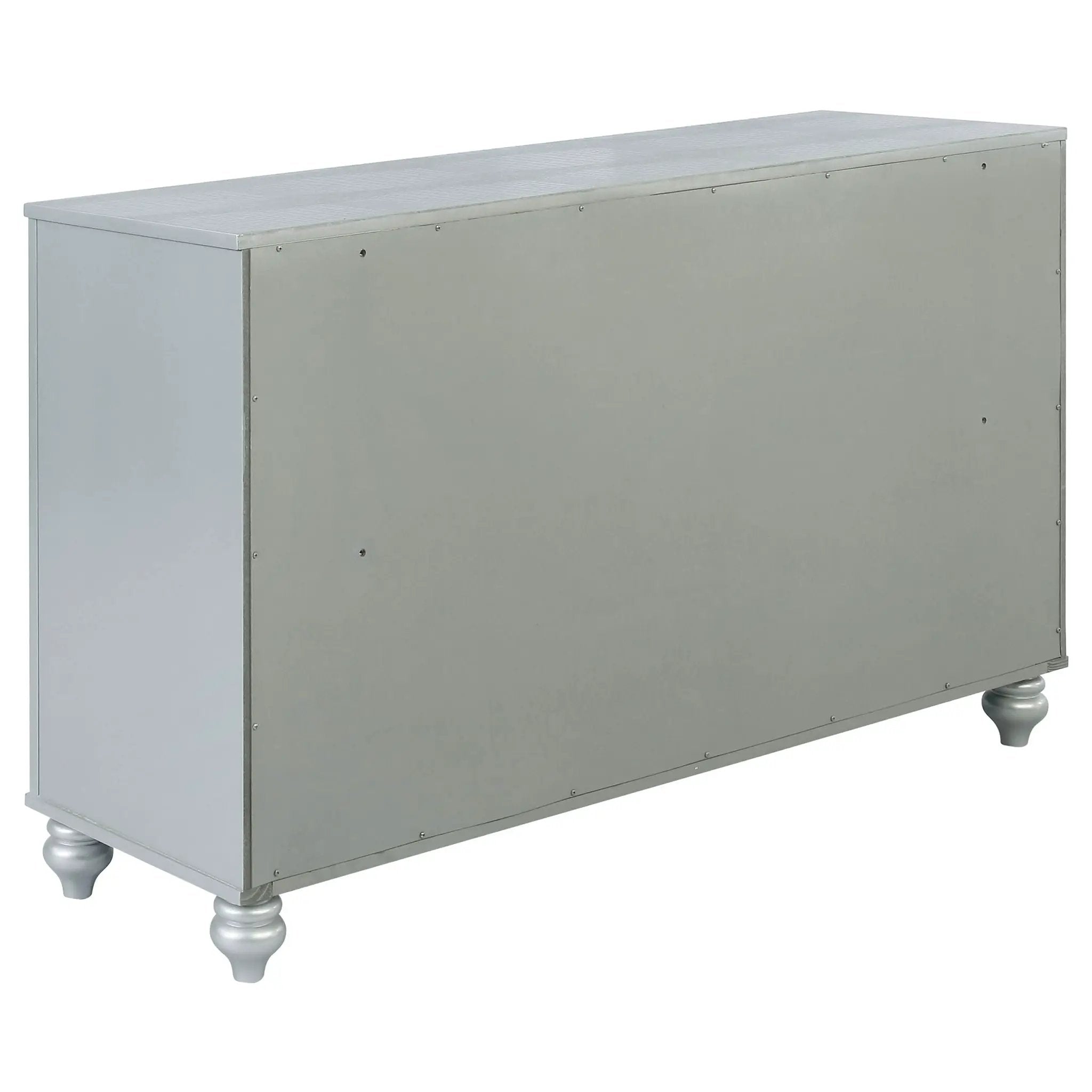 Gunnison 6-drawer Dresser Silver Metallic by Unique Piece Furniture