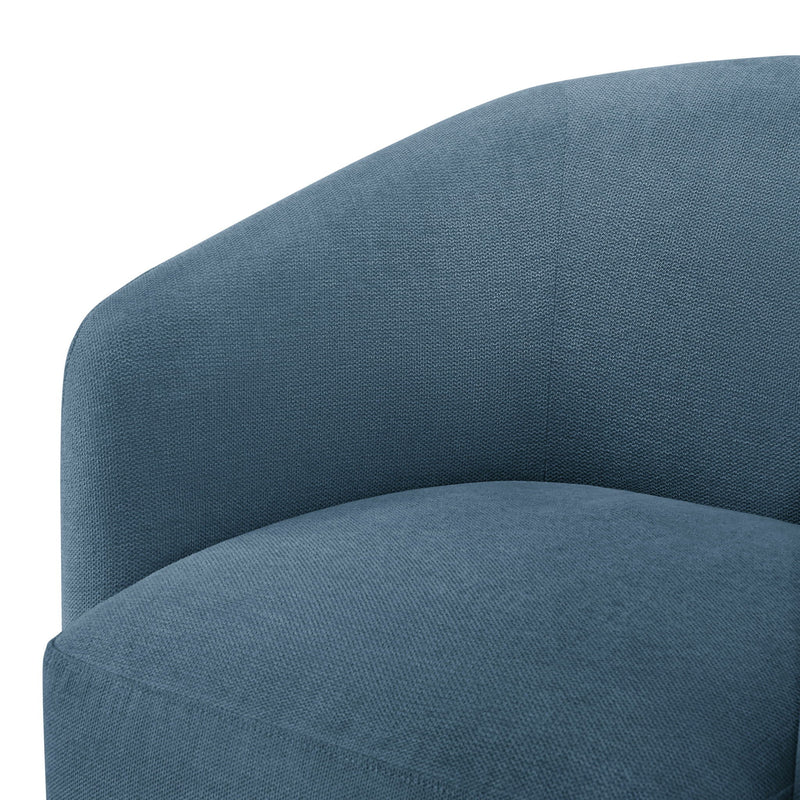 Ardena - Modern Swivel Barrel Chair by HouseOfZazla