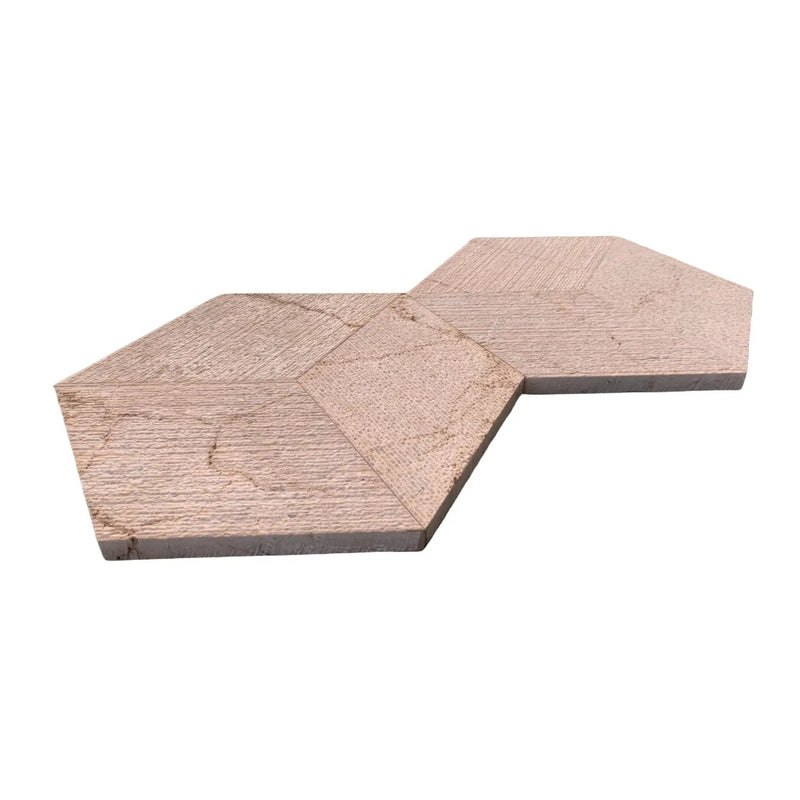 Hexagon Natural Marble Polished Tile For Wall And Floor (Set of 12) by HouseOfZazla