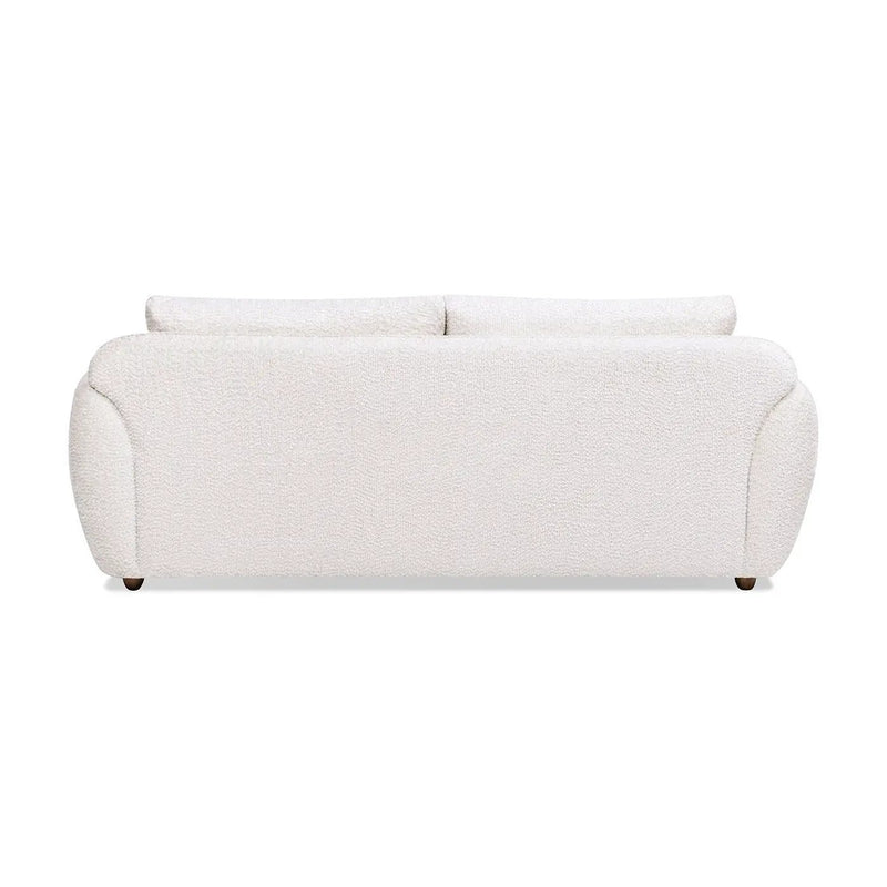 Sharon - Puffy Arm Sofa - Alpaca Off-White by HouseOfZazla