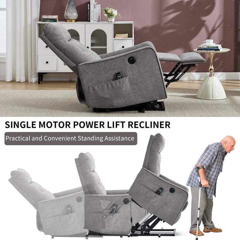 Comfortmax Single Motor Lift Recliner Chair by HouseOfZazla