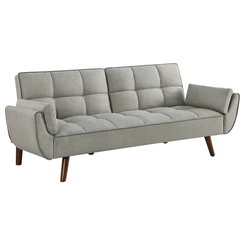 Caufield Upholstered Tufted Convertible Sofa Bed Grey by Unique Piece Furniture
