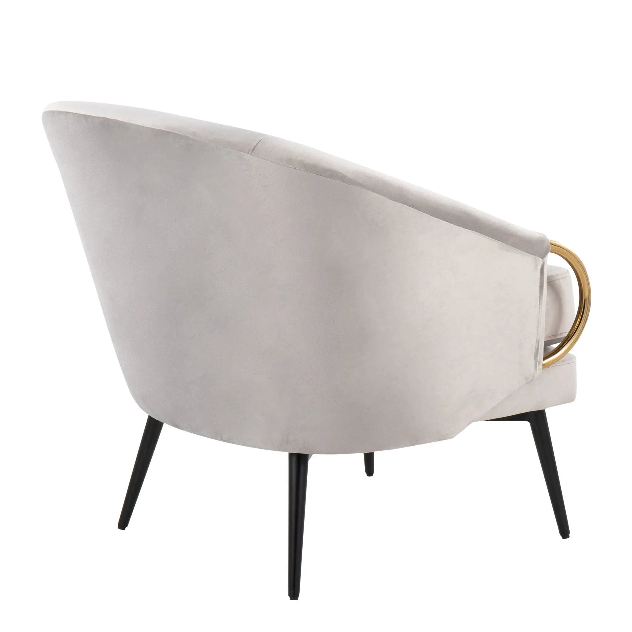 Claire - Contemporary / Glam Chair - Black / Silver by Unique Piece Furniture