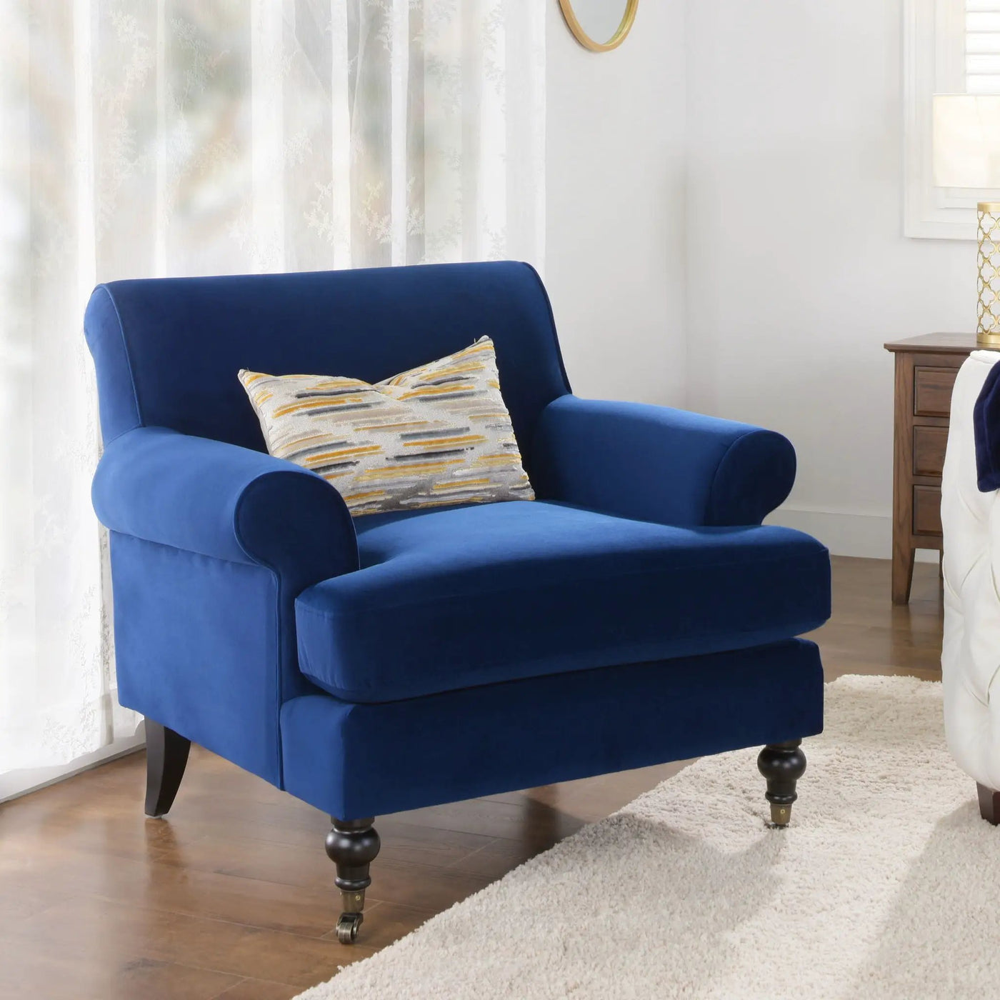 Alana Lawson - Accent Arm Chair With Casters by Unique Piece Furniture