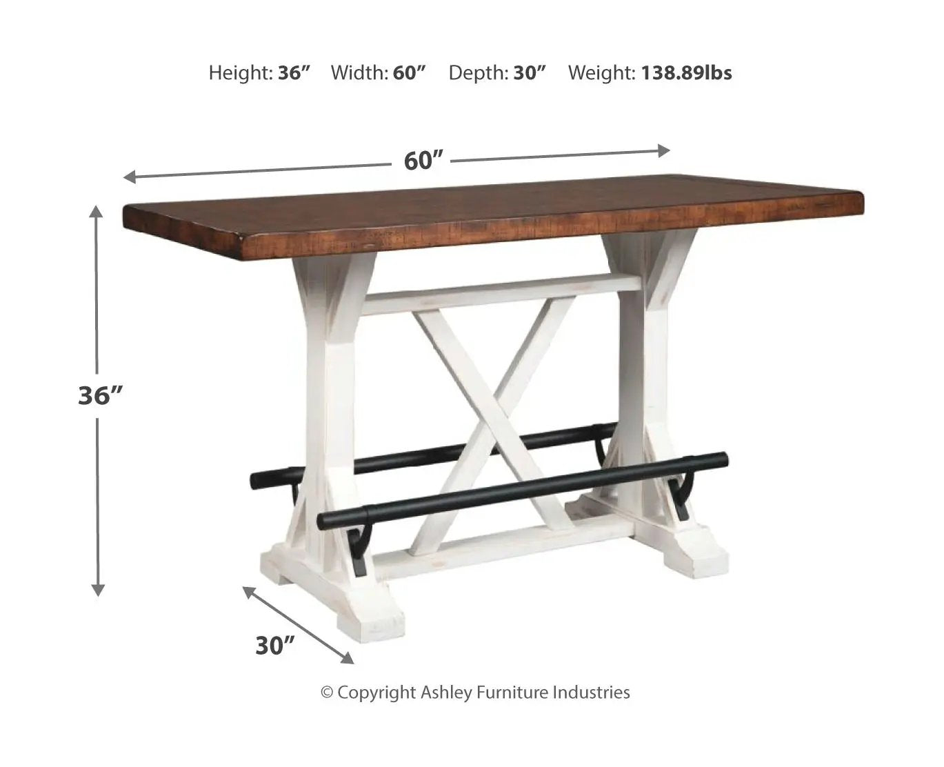 Valebeck - Counter Height Table Set by Unique Piece Furniture