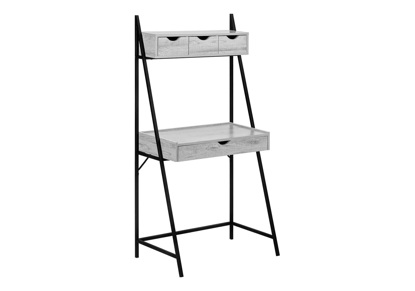 Contemporary Computer Desk for Home Office with Storage Drawers by HouseOfZazla
