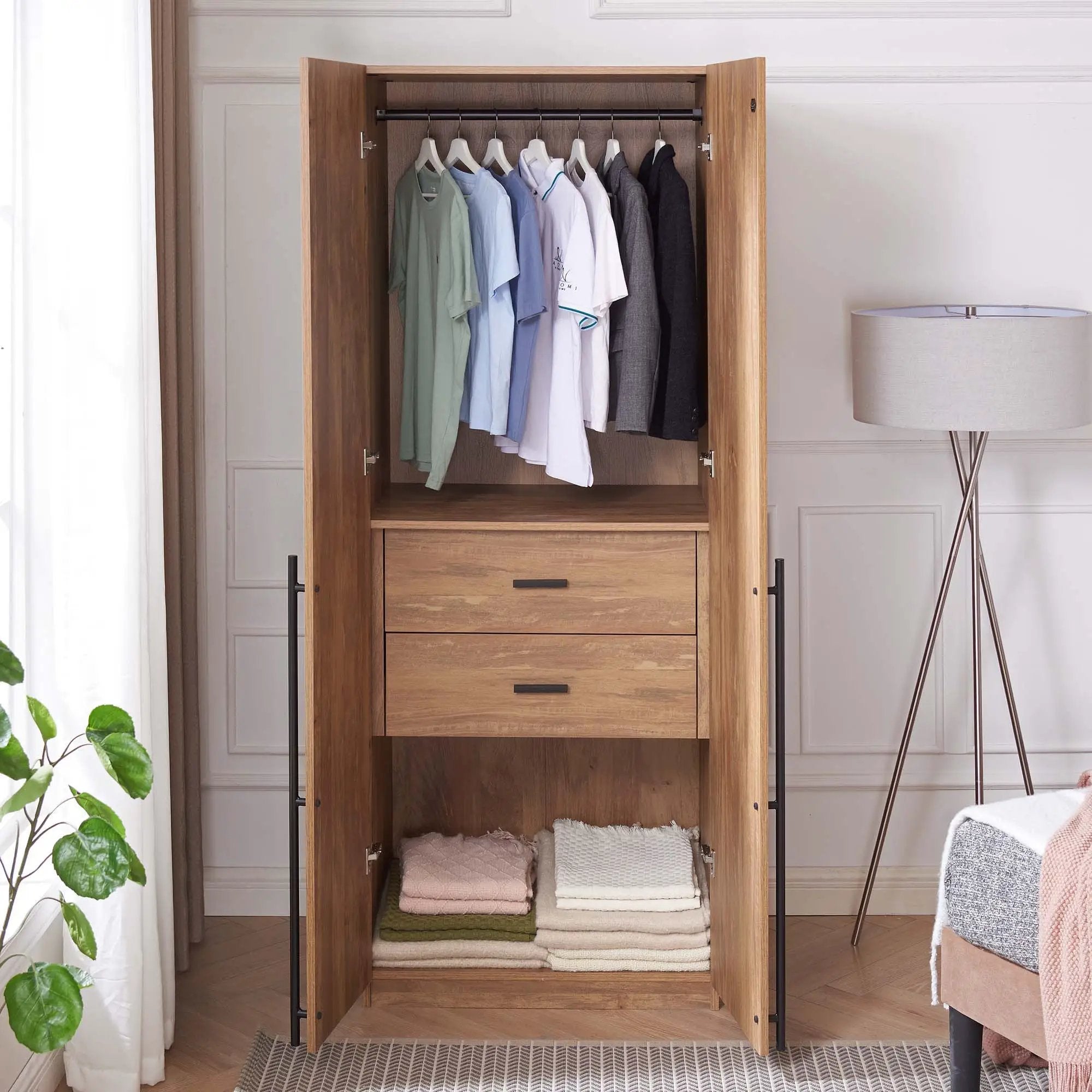 Lee - Free Standing Wardrobe Closet by HouseOfZazla